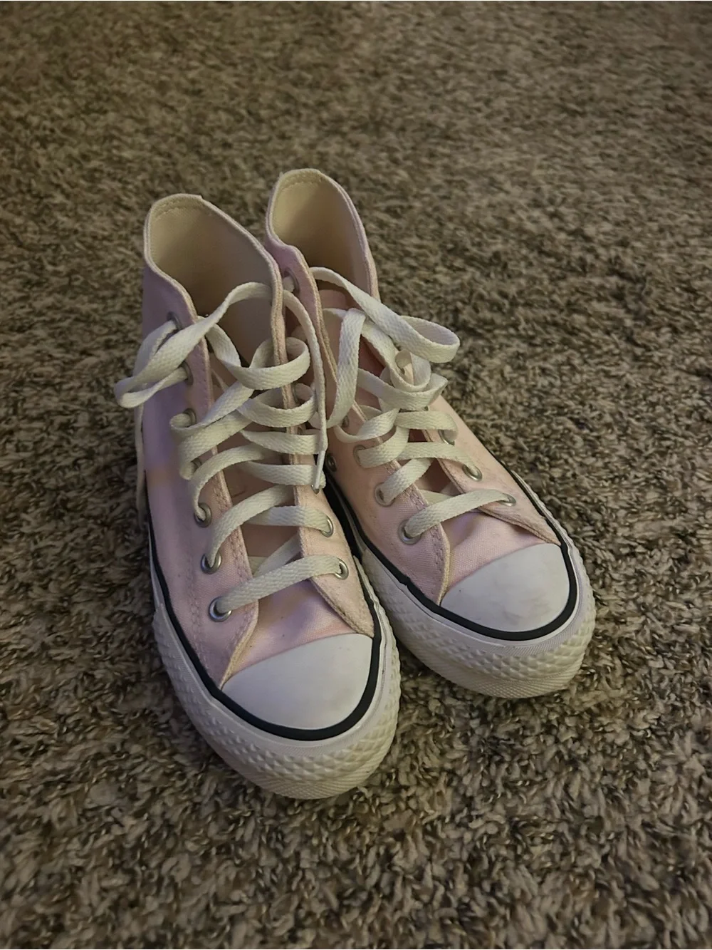Converse Kids Pink High-Top Platform